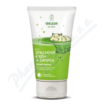 WELEDA 2v1 sprch.krm a amp.Vesel limetka 150ml