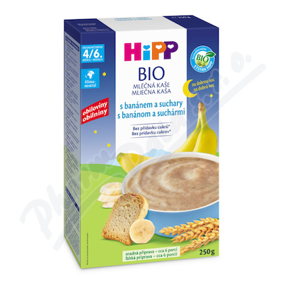 HiPP Ml.kae na noc bann-suchary BIO 4-6m 250g