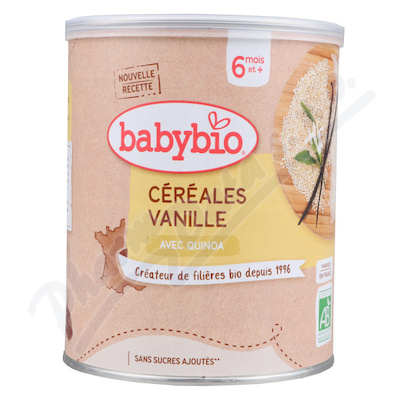 BABYBIO nemln cereln kae vanilka 6m+ 220g