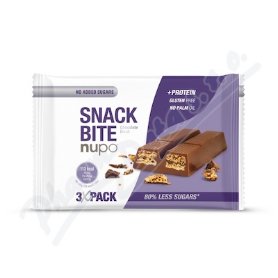 NUPO Snack Bite okoldov oplatka 3x21.5g