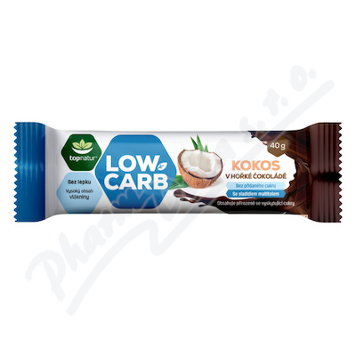 LOW CARB tyinka kokos v ho.okold 40g TOPNATUR