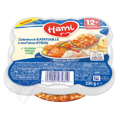 Hami Zeleninov ratatouille s mo.rybou 230g 12M+