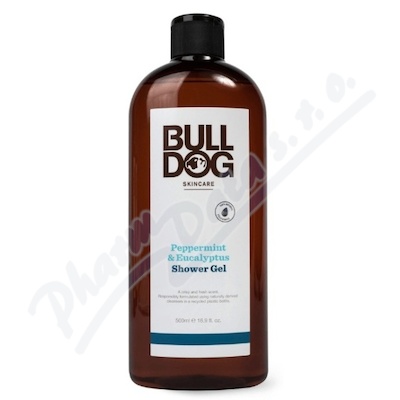 BULLDOG Shower gel peppermint&eucalyptus 500ml