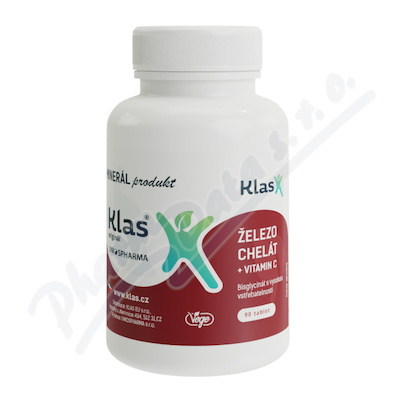 Klas elezo chelt+vitamn C tbl.90